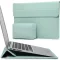 HYZUO 13-palcové puzdro na notebook so stojanom, kompatibilné s MacBook Air M2 M1 Pro, mätovo zelené