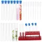 LOPOTIN Set de laborator cu 60 de piese: tuburi, pipete, suporturi