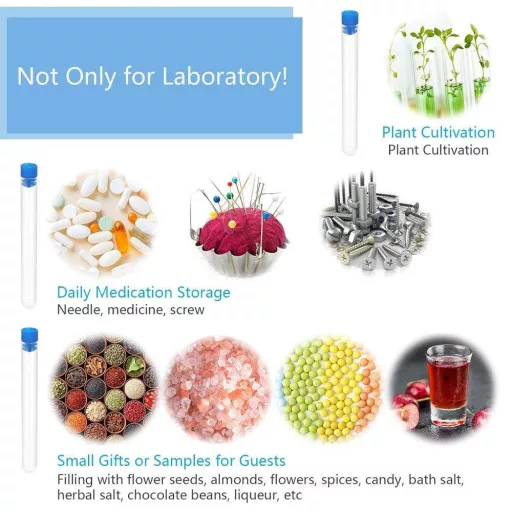 LOPOTIN Set de laborator cu 60 de piese: tuburi, pipete, suporturi