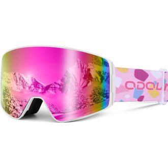   Odoland gyerek síszemüveg hengeres snowboard UV védelem széles látómező