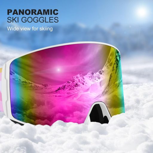 Odoland dječje skijaške naočale cilindrične snowboard UV zaštita široko vidno polje