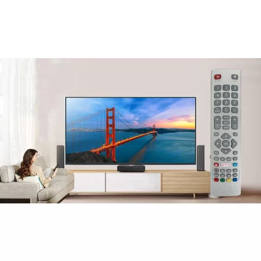 LMZMYTX Shrap UHD 4K TV távirányító LC32HG5341K LC40FG5342E LC43UI7252E