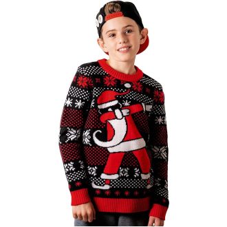   Detský vianočný sveter Shirtgeil s motívom dabingového tanca