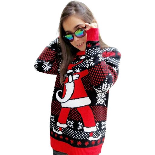 Detský vianočný sveter Shirtgeil s motívom dabingového tanca