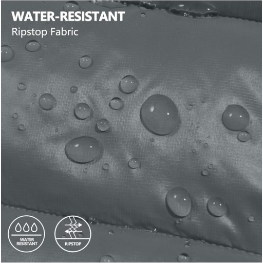 Mapamyumco Vestă bărbați ușoară din puf, mărimea L - Jachetă fără mâneci hidrofugă pentru drumeții, călătorii, sporturi de iarnă, gri