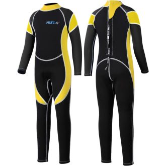   Yikayin 2,5 mm Neoprensko Dječje Odijelo za Ronjenje - Vodootporno Odijelo za Plivanje Dugih Rukava sa Stražnjim Patentnim Zatvaračem, UV50+ Zaštita za Plivanje, Ronjenje i Surfanje