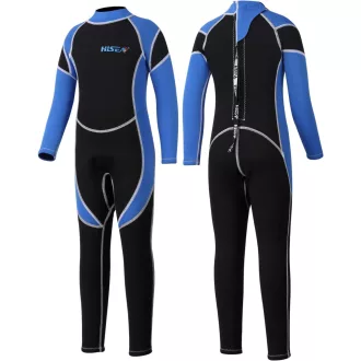   Yikayin 2,5 mm neoprén gyerek wetsuit hátzipper búvárkodáshoz úszáshoz