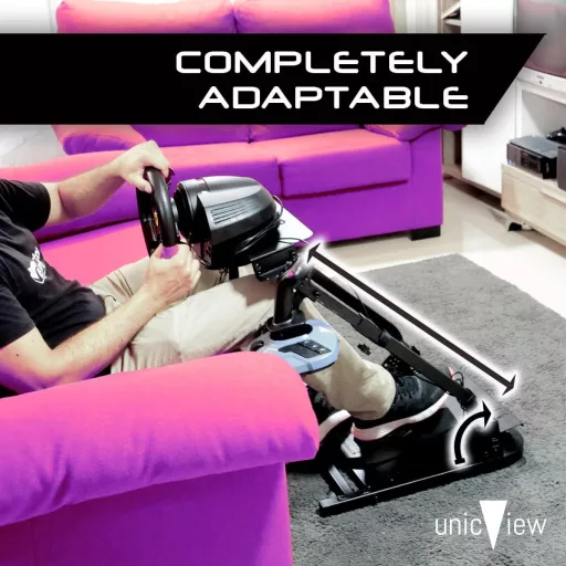 Unicview Versenyautó Szimulátor Állvány G29 G920 G923 Logitech Thrustmaster T150 PS4 PS5 Xbox
