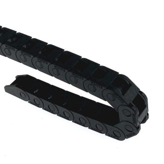   Veekaft Mini vonólánc, megerősített nylon szalagvég csatlakozó, alkalmas 3D nyomtatókhoz és CNC-hez belső méretek 10 x 10 mm, sorozat hossza 1000 mm, (R28, 10 x 10) - Újracsomagolt termék