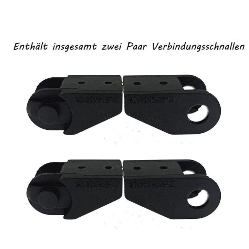 Veekaft Mini vonólánc, megerősített nylon szalagvég csatlakozó, alkalmas 3D nyomtatókhoz és CNC-hez belső méretek 10 x 10 mm, sorozat hossza 1000 mm, (R28, 10 x 10) - Újracsomagolt termék