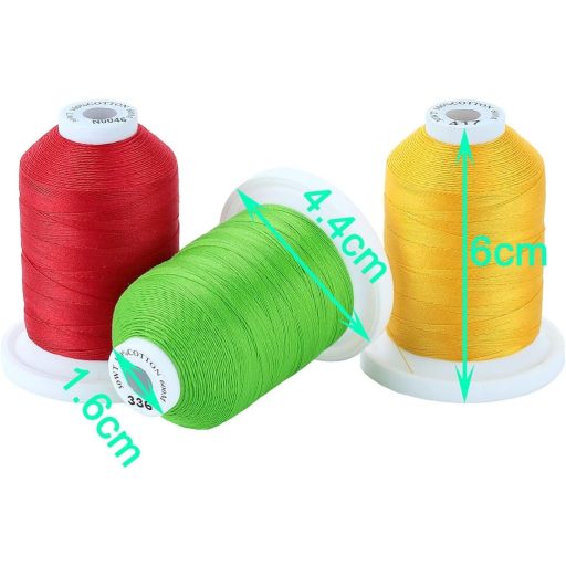 New brothread 12 boja pamučni konac 600m za quilting šivanje i vezenje