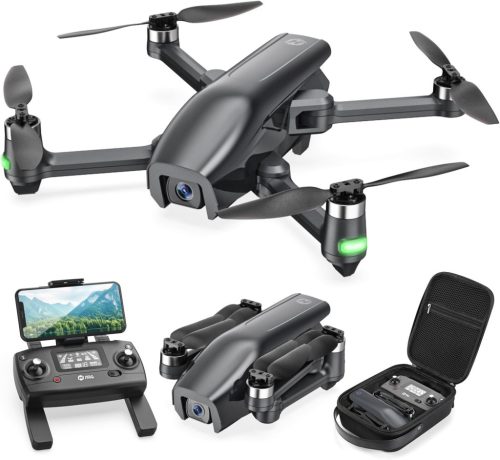 Dronă cu Cameră 4K Holy Stone HS710 pentru Adulți - GPS, WiFi 5G, Quadcopter Pliabil pentru Începători, Poziționare Optică, Revenire Automată Acasă