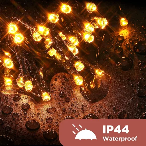 ELKTRY 2000 LED Luminițe Decorative 50m Alb Cald Exterior Interior Impermeabil IP44