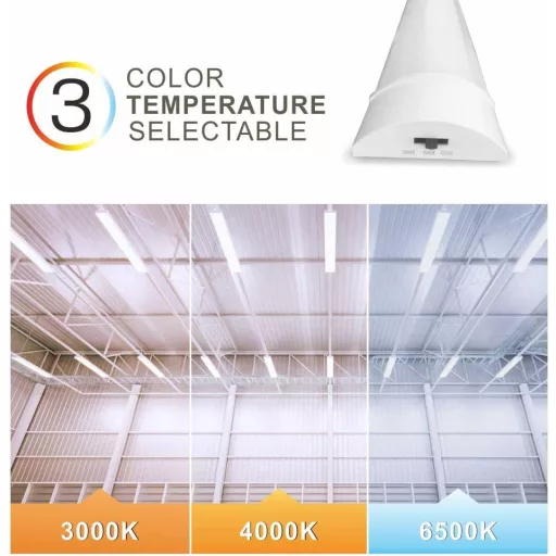 Lampă LED Sundertech 60cm, lumină albă caldă/neutră/rece selectabilă, pentru bucătărie sau garaj