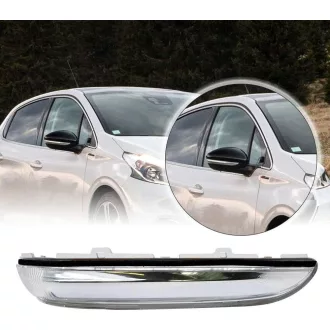   Pravé smerové svetlo do spätného zrkadla Peugeot 208 pre modely 2012-2017 - Vodotesná náhrada zrkadlového svetla
