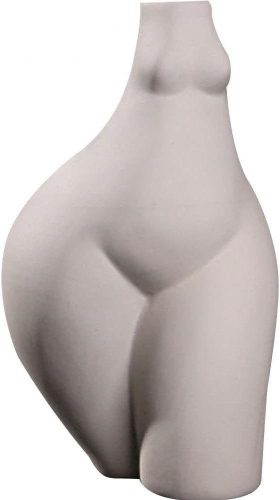 Vază corp de femeie albă, la modă, pentru decor