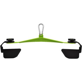   Otočný držiak vesla SevnElk na káblové cvičenie – adaptér na sťahovanie latu na tréning chrbtových svalov a tricepsov – chrómované oceľové fitness príslušenstvo