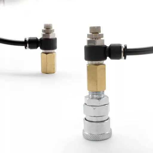 SRJQXH 2 db-os 1/4" Belső Menetes Sárgaréz Pneumatikus Adapter - Légkompresszorhoz és Sűrített Levegős Szerszámokhoz, 21 mm Hatlapfejű Csatl