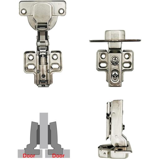 LOOTICH 95-stupňový hydraulický záves 40 mm s tlmením, pre ťažké dvere, nábytkový
