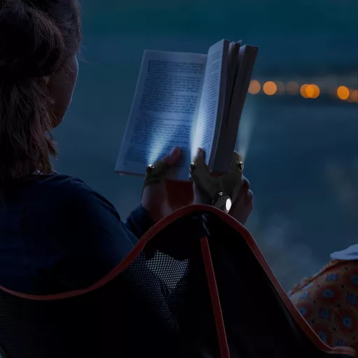 BIIB LED-es halászati kesztyű férfiaknak, ajándék ötlet férjnek, camping felszerelés