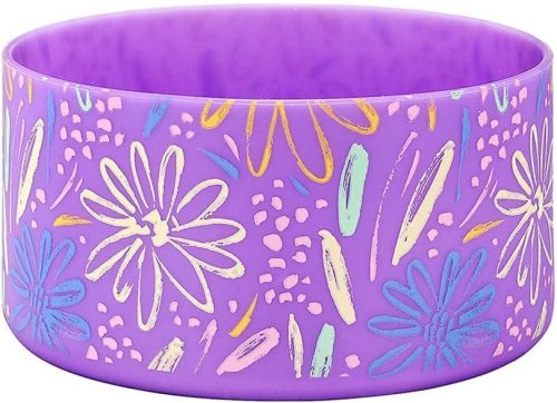 Protecție Silicon Mov cu Model Floral pentru Sticlă WK IEASON