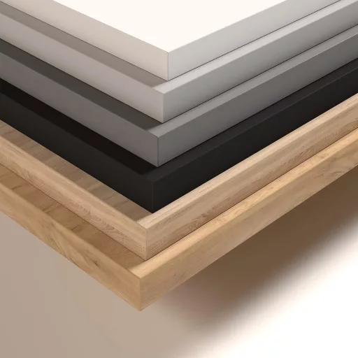 POKAR Asztallap 160x80 cm - Tömör Íróasztal és Étkezőasztal Lap Golden Craft Tölgy Színben, Könnyű Bútorlapból