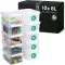 Set 10 Cutii de Depozitare SmartStore 8L, Transparente, Potrivite pentru Alimente, cu Închidere Sigură