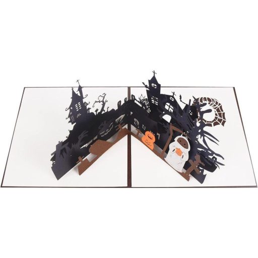 Pozvánka na halloweensku 3D párty Innbox - Vyskakovacia pohľadnica a darčeková karta