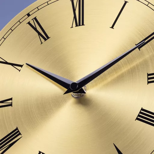 Navaris Fa Falióra Négyzet Alakú 30x30 cm Arany Számlappal Világosbarna