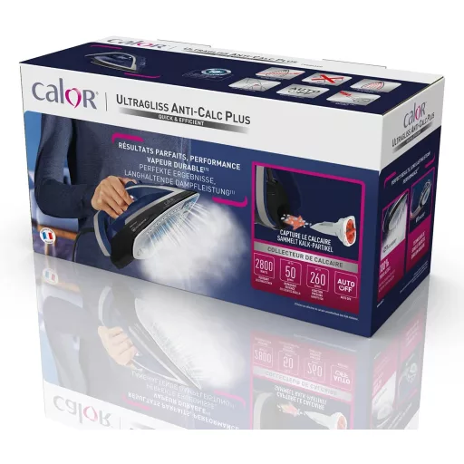 Calor Ultragliss FV6846C0 gőzvasaló 2800W, 260g/min gőz, antikalc rendszer
