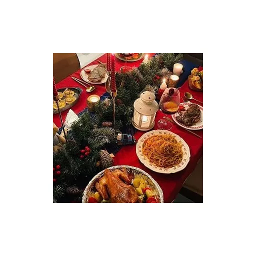 Ghirlandă de Crăciun Boseago 270cm cu LED-uri, pentru scări, uși, șemineu.