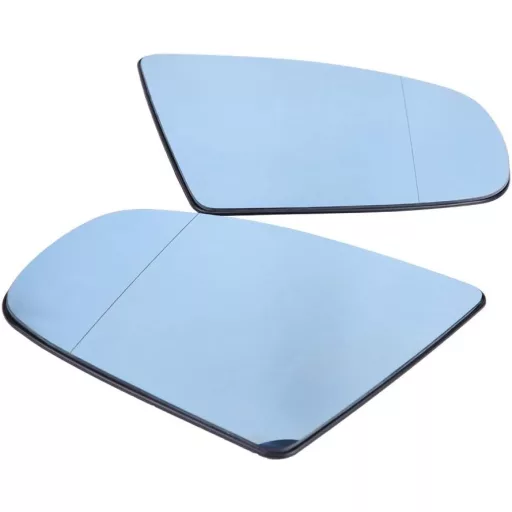 Sticlă oglindă stângă EBTOOLS BMW X5 E70 2008-2013 Albastră Oglindă Retrovizoare Externă Piesă de Schimb