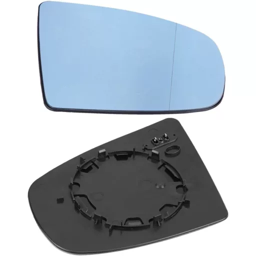 Sticlă oglindă stângă EBTOOLS BMW X5 E70 2008-2013 Albastră Oglindă Retrovizoare Externă Piesă de Schimb