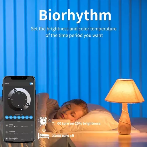 Fitop E14 WiFi LED okos izzó 2db, dimmer, RGB 16 millió szín, Alexa/Google Home - Single, E14-2pcs