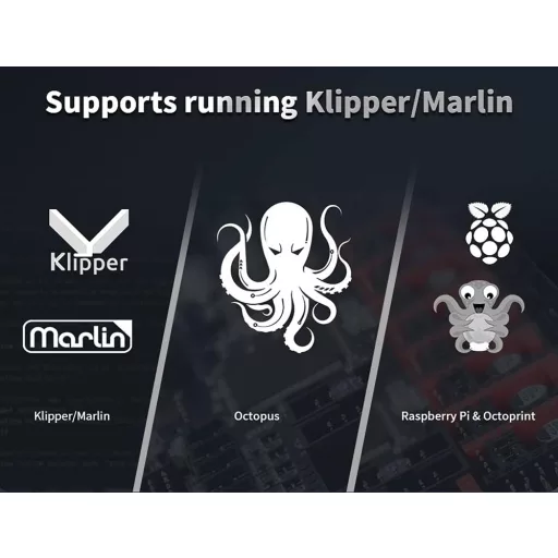 BIGTREETECH Octopus V1.1 3D nyomtató vezérlőkártya TMC2209 meghajtókkal és TFT50 érintőképernyővel