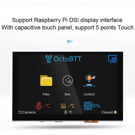 BIGTREETECH Octopus V1.1 3D nyomtató vezérlőkártya TMC2209 meghajtókkal és TFT50 érintőképernyővel