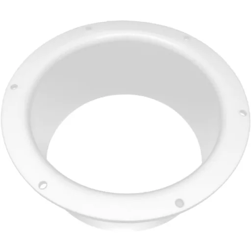 H&C VENT Flanșă de perete 150 mm Conector sistem de ventilație aer condiționat - Trecere perete PVC pentru furtun de extracție, ventilator climă.
