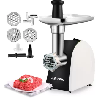   Edihome Elektromos Húsdaráló Kolbásztöltővel 3 Vágólappal