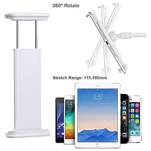 GVEFIVME Univerzális Tablet Tartó Flexibilis Karos Állvány 4.7-10.5" Fehér