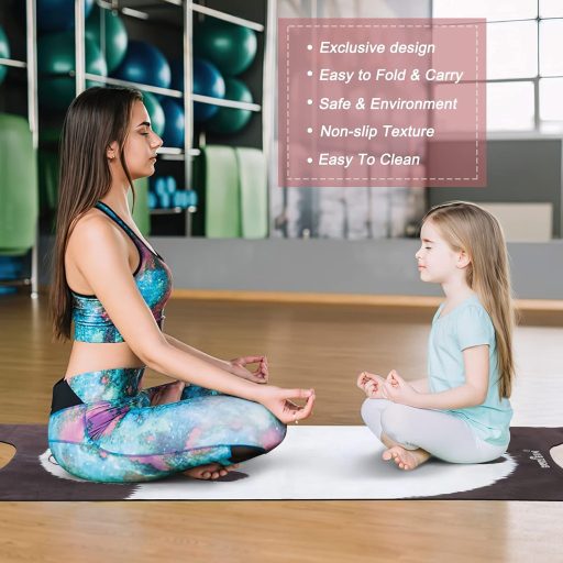 BORPEIN Dječja prostirka za jogu Protuklizna podloga za vježbanje Pilates Fitness Kućna upotreba