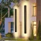 Lumină de perete LED AOEH 100 cm aluminiu impermeabilă IP65 exterior interior