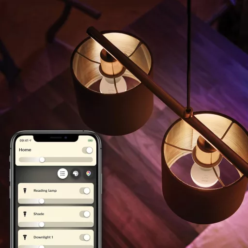 Philips Hue E14 LED izzó csepp forma, dimmelhető meleg fehér, okos vezérlés - Pack of 1, Single, White
