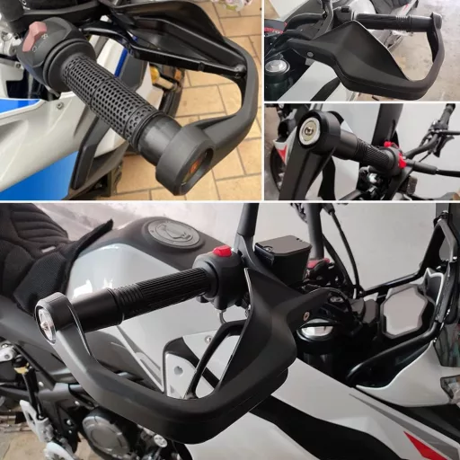 AnXin Motorkerékpár Kézvédő ABS NC700X 750X CB650F CTX700 2014-2018 Fekete