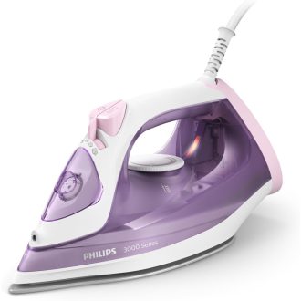   Philips Steam Iron 3000 gőzvasaló 2000W, 30g/perc gőzkibocsátás, lila-fehér
