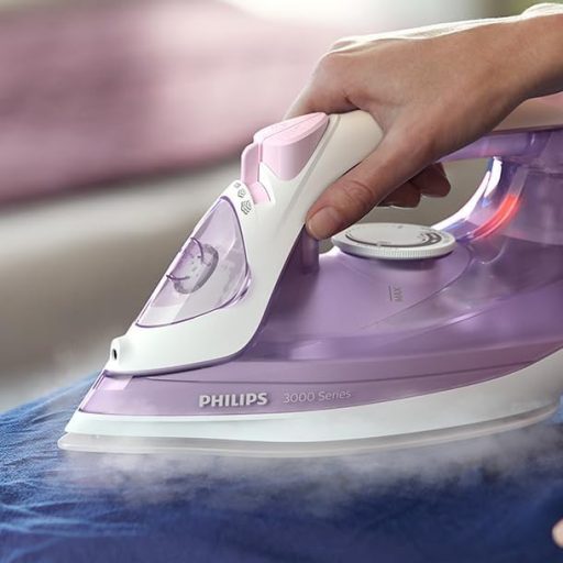 Philips Steam Iron 3000 gőzvasaló 2000W, 30g/perc gőzkibocsátás, lila-fehér