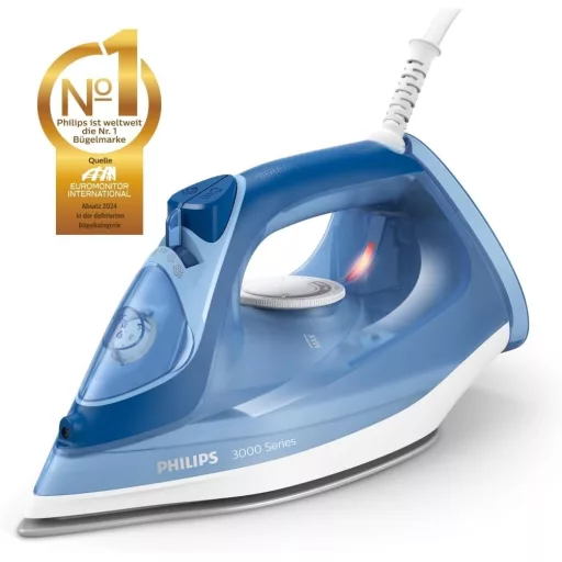 Philips Steam Iron 3000 gőzvasaló 2400W, 40g/perc gőzkimenet, kerámia talp