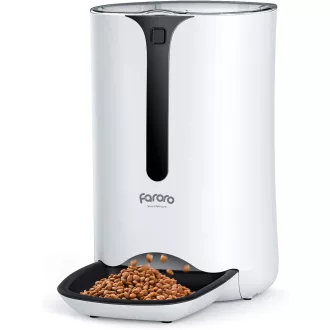   Hrănitor automat pentru pisici Faroro 7L, 5 mese/zi, cu înregistrare vocală