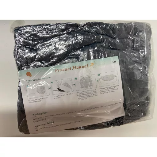 JOEJOY Közepes Kutyaágy Levehető Takaróval, Mosható Kordbársony Kutyakosár 18kg-ig