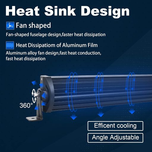 RIGIDON 32-palcové LED svetlo 405W pre terénne vozidlá Offroad osvetlenie vodotesné teplé biele