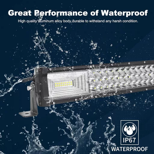 Lampă LED RIGIDON 32 inch 405W Auto SUV Offroad Iluminare Impermeabilă Alb Cald